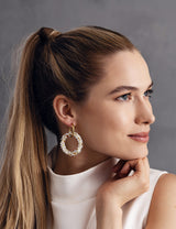 BRAUT OHRRINGE - CRISTAL CIRCLES-BRAUTLY