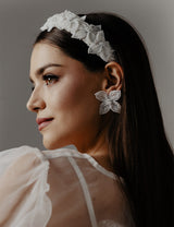 BRAUT OHRRINGE - FLOWER LOVE