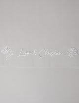 PERSONALISIERTER BRAUTSCHLEIER - NILA MOTIV 7