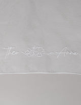 PERSONALISIERTER BRAUTSCHAL - PEPE MOTIV 1 organza