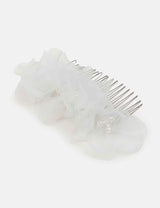 BRAUT HAARSCHMUCK - ORGANZA MIT PERLEN