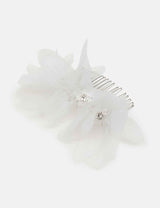 BRAUT HAARSCHMUCK - ORGANZA MIT STRASS