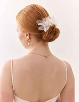 BRAUT HAARSCHMUCK - ORGANZA MIT STRASS