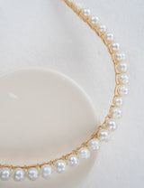 BRAUT HAARREIF - SIMPLE PEARLS