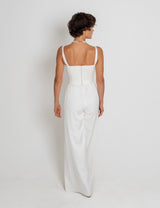 BRAUTHOSE - LIVIA- crepe