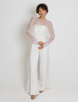 BRAUTHOSE - LIVIA- satin