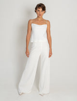 BRAUTHOSE - LIVIA- crepe