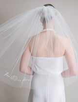 PERSONALISIERTER BRAUTSCHLEIER - NOA  MOTIV 1