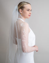 PERSONALISIERTER BRAUTSCHLEIER - NILA MOTIV 7