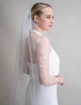 PERSONALISIERTER BRAUTSCHLEIER - NILA MOTIV 7