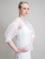 PERSONALISIERTE BRAUTBLUSE - AMARA 1 - organza