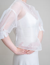 PERSONALISIERTE BRAUTBLUSE - AMARA 1 - organza