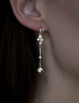 BRAUT OHRRINGE - BEZEL CLUSTER TIER