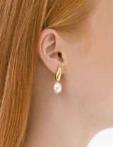 BRAUT OHRRINGE - EYRE MIT PERLE