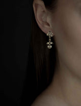 BRAUT OHRRINGE - FLORAL MICRO