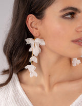 BRAUT SEIDENOHRRINGE - ASH-BRAUTLY