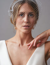 BRAUT HAARREIF MIT SCHLEIER - CRYSTALLA-BRAUTLY