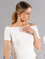 BRAUT OHRRINGE - CORAL-BRAUTLY