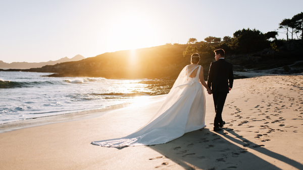 Strandhochzeit Sonnenuntergang