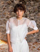 BLUSE HOCHZEIT - AMARA - organza