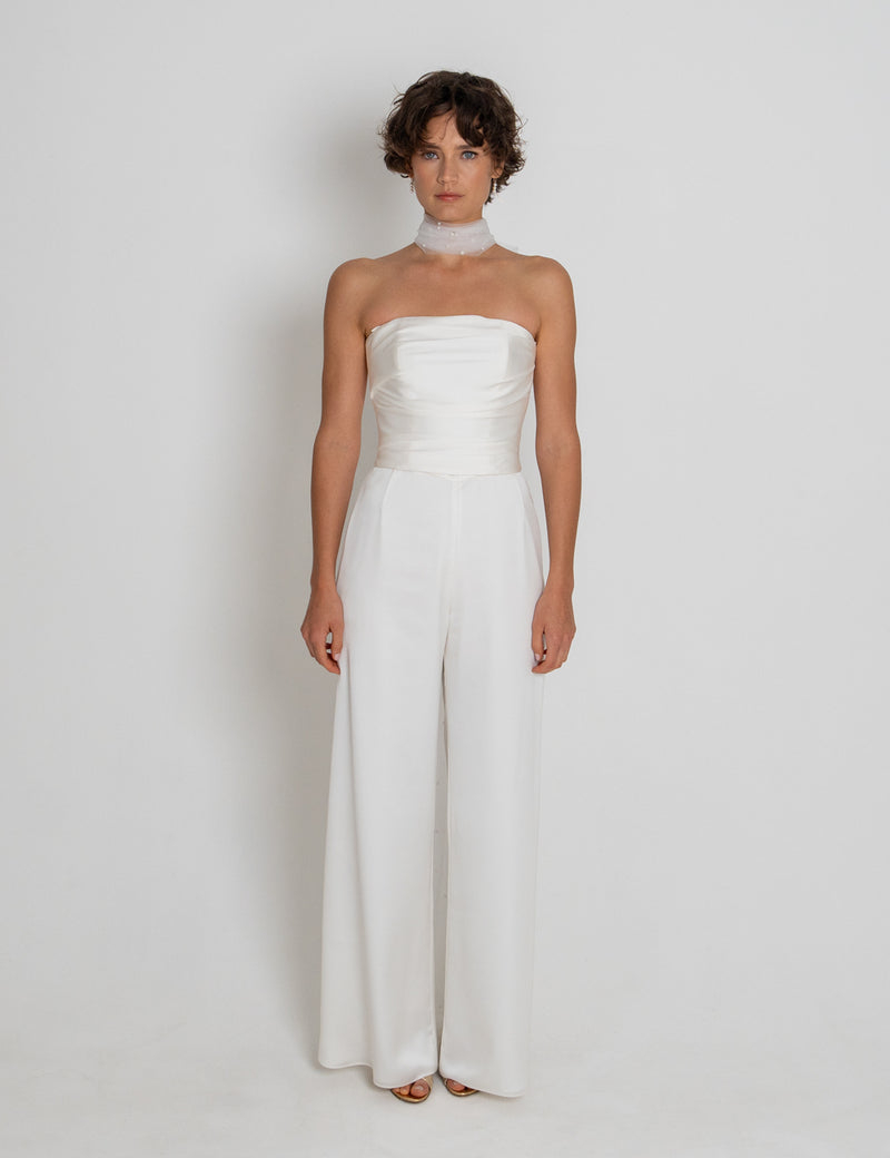 BRAUTHOSE - LIVIA- satin