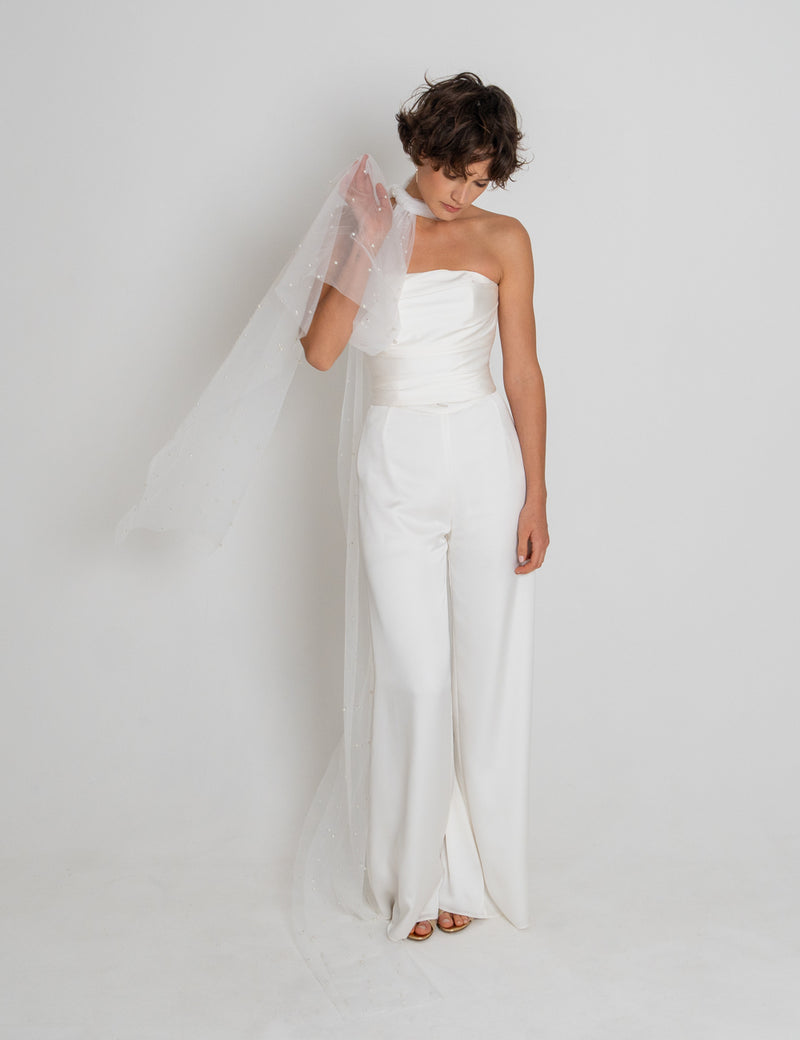 BRAUTHOSE - LIVIA- satin