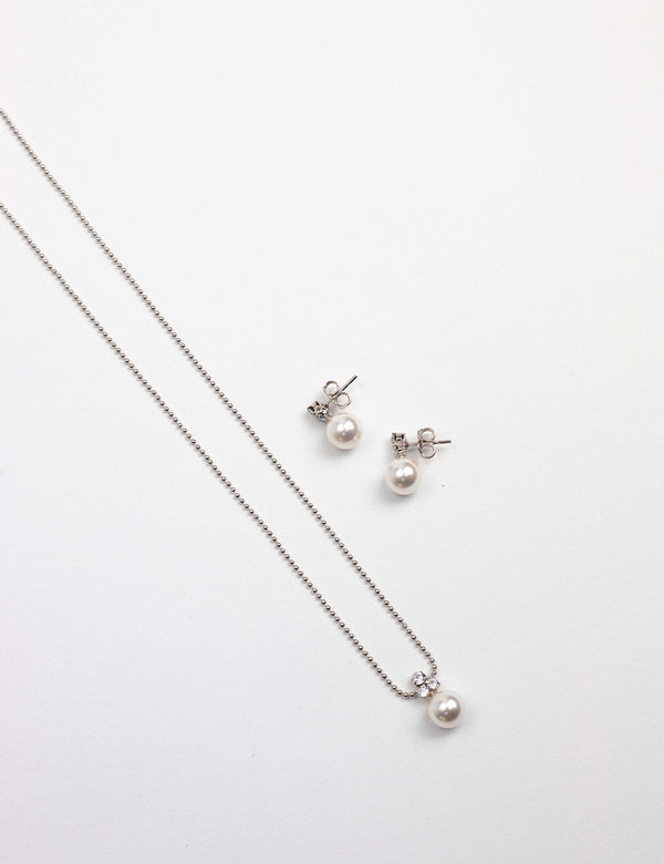 BRAUTSCHMUCK PERLENKETTE - JULIA-BRAUTLY